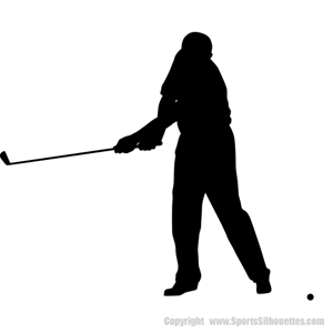 Picture of Golfer  4 (Golf Decor: Silhouette Decals)
