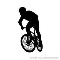 Picture of Mountain Biking  1 (Sports Decor: Silhouette Decals)