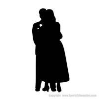 Picture of Dancing Couple 12 (Dance Studio Decor: Wall Silhouettes)