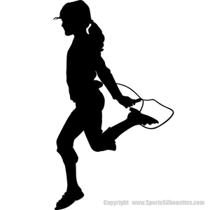 Picture of Girl Jump Roping 19 (Youth Silhouette Decals)