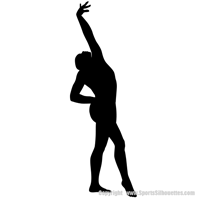 Picture of Gymnast 11 (Sports Decor: Silhouette Decals)
