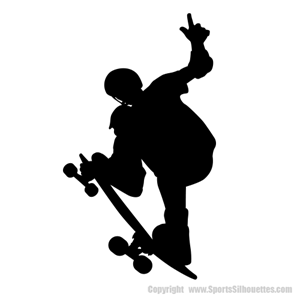 Picture of Skateboarder  2 (Youth Decor: Wall Silhouettes)