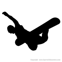 Picture of Snowboarder  2 (Sports Decor: Silhouette Decals)