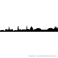 Picture of Copenhagen, Denmark City Skyline (Cityscape Decal)