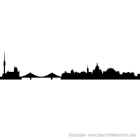 Picture of Dresden, Germany City Skyline (Cityscape Decal)